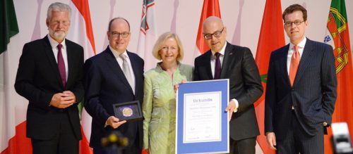 Monedas para la ceremonia de entrega de premios